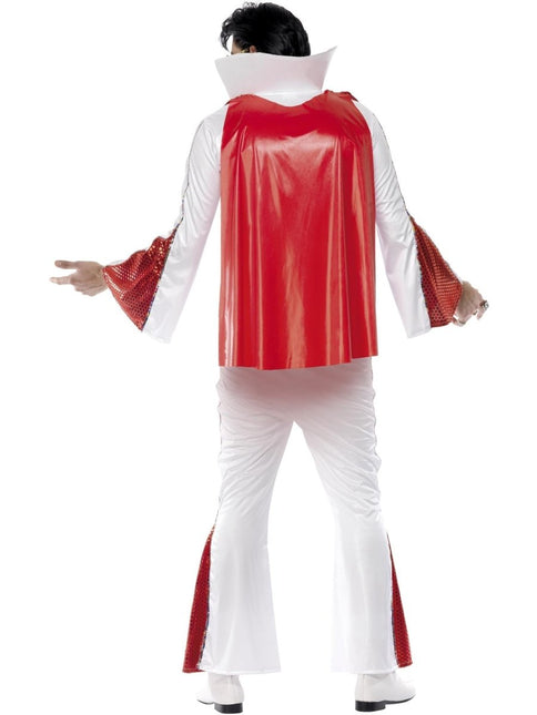 Elvis Kostuum, Wit &amp; Rood van Smiffys koop je bij Partywinkel