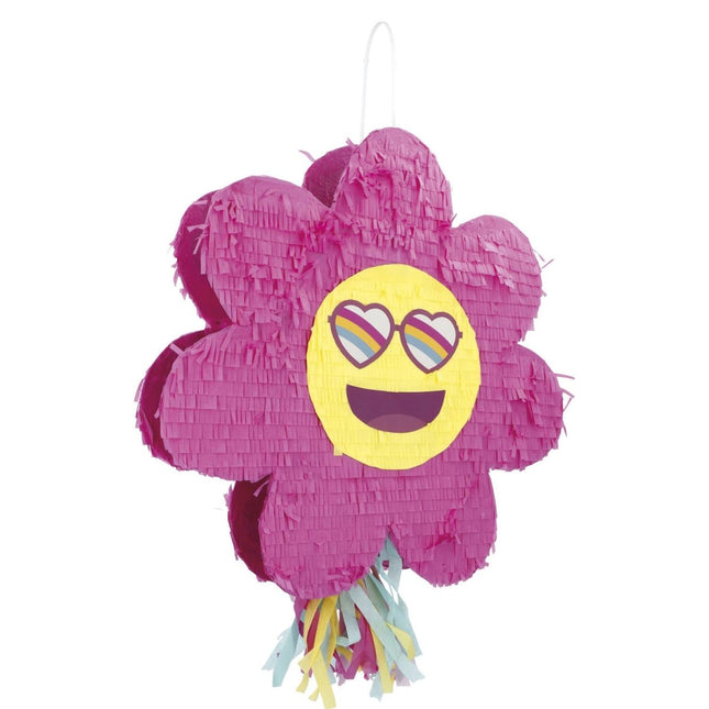 Emoij Pinata Flower Leeg 45cm van Folat koop je bij Partywinkel