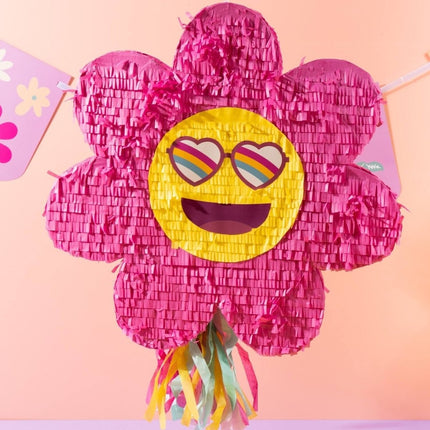 Emoij Pinata Flower Leeg 45cm van Folat koop je bij Partywinkel