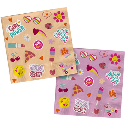 Emoij Servetten 33cm 20st van Folat koop je bij Partywinkel