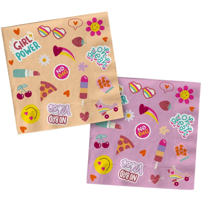 Emoij Servetten 33cm 20st van Folat koop je bij Partywinkel