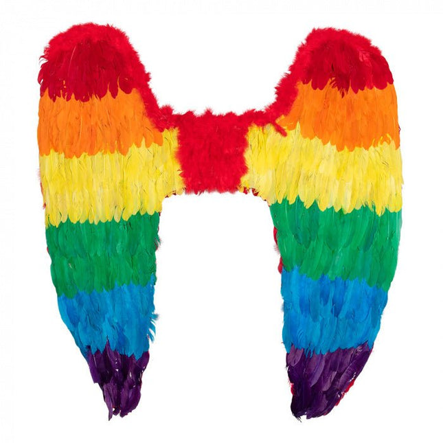 Engelenvleugels Regenboog 1,2m van Boland koop je bij Partywinkel