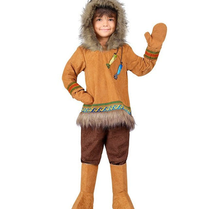 Eskimo Kostuum Bruin van Widmann koop je bij Partywinkel