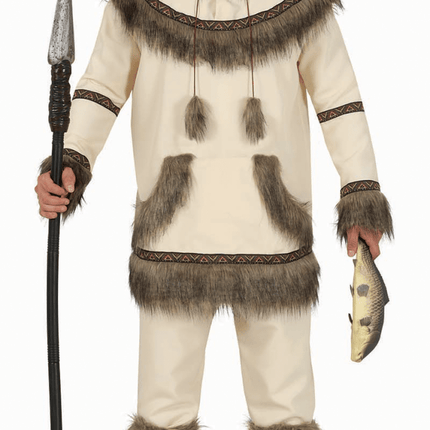 Eskimo Kostuum Heren Beige van Fiestas Guirca koop je bij Partywinkel