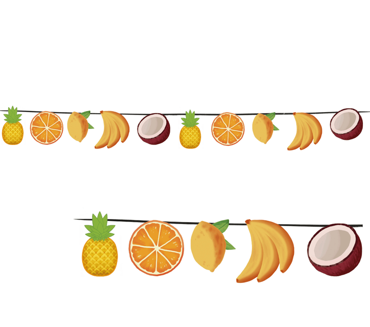 Exotisch Fruit Slinger 3m van Fiestas Guirca koop je bij Partywinkel