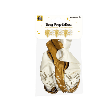 Fancy party latex ballonnen - Happy birthday van Paper Dreams koop je bij Partywinkel