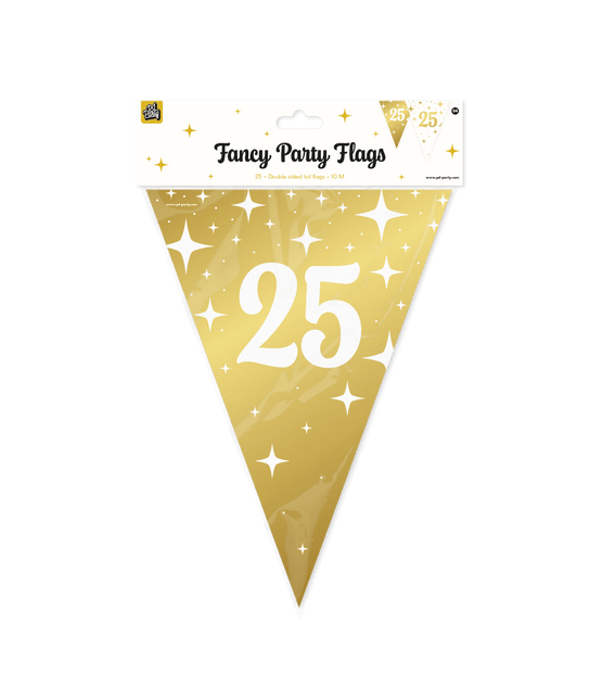 Fancy party Vlaggenlijn folie - 25 van Paper Dreams koop je bij Partywinkel