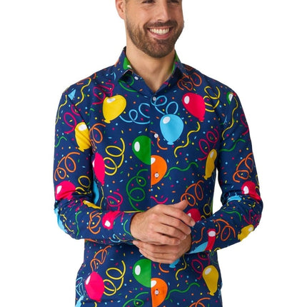 Feest Ballonnen Overhemd Heren Suitmeister van Suitmeister koop je bij Partywinkel