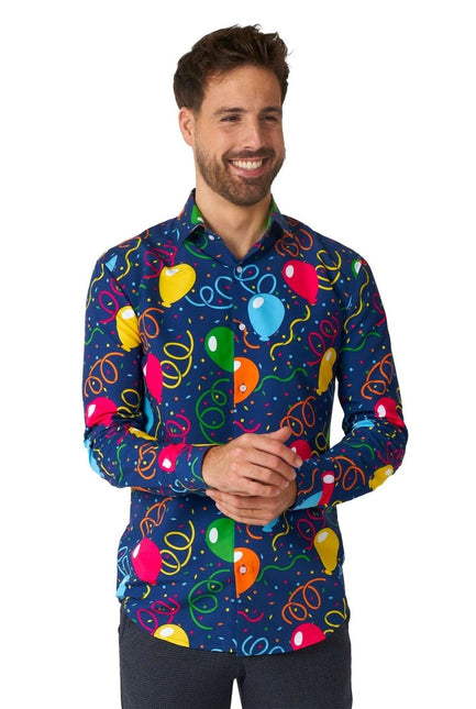 Feest Ballonnen Overhemd Heren Suitmeister van Suitmeister koop je bij Partywinkel