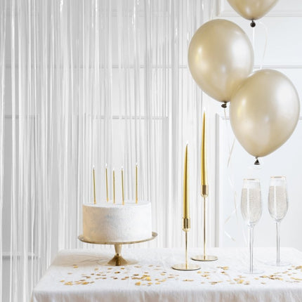 Feestgordijn, wit, 100 x 200 cm van Partydeco koop je bij Partywinkel
