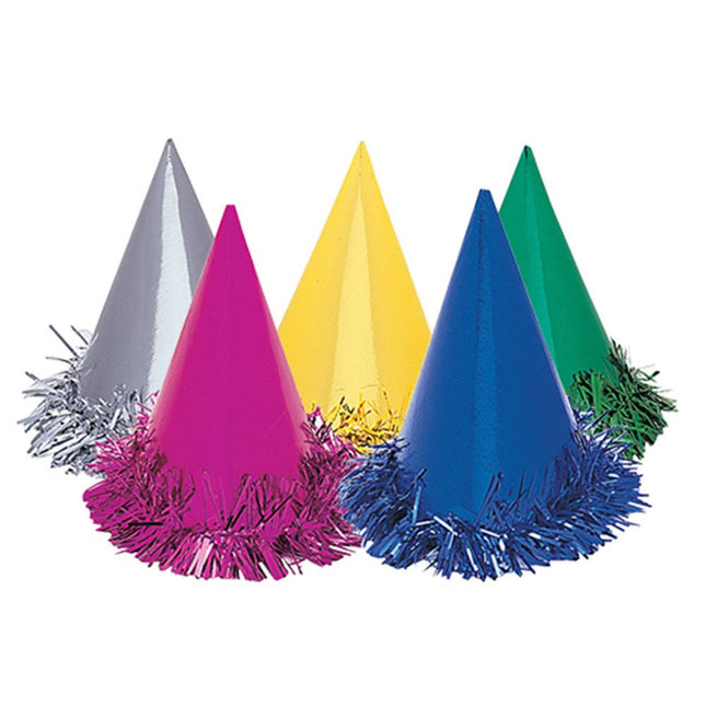 Feesthoedjes Franjes 16,5cm 6st van Unique koop je bij Partywinkel