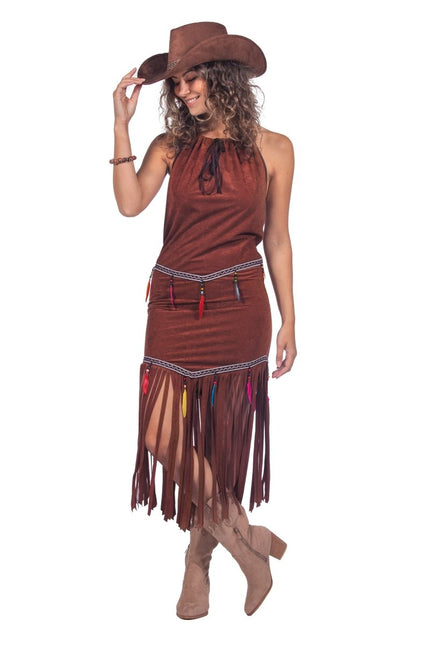 Festival Jurk Dames Indianen van Wilbers & Wilbers koop je bij Partywinkel