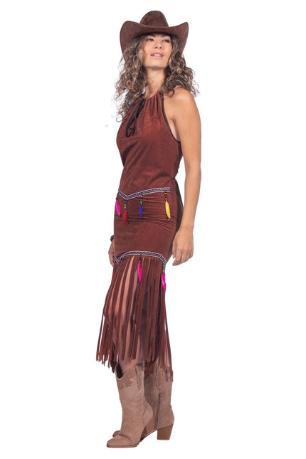 Festival Jurk Dames Indianen van Wilbers & Wilbers koop je bij Partywinkel