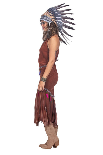 Festival Jurk Dames Indianen van Wilbers & Wilbers koop je bij Partywinkel