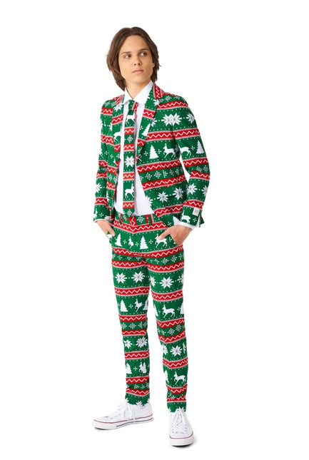 Festive Green Pak Jongen Tiener OppoSuits van OppoSuits koop je bij Partywinkel