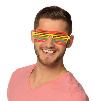 Party Goggles Rainbow 18cm