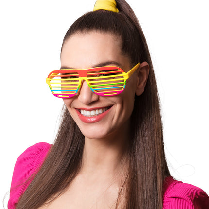 Party Goggles Rainbow 18cm