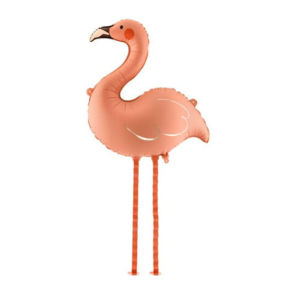 Flamingo Helium Ballon 67cm Leeg van Partydeco koop je bij Partywinkel