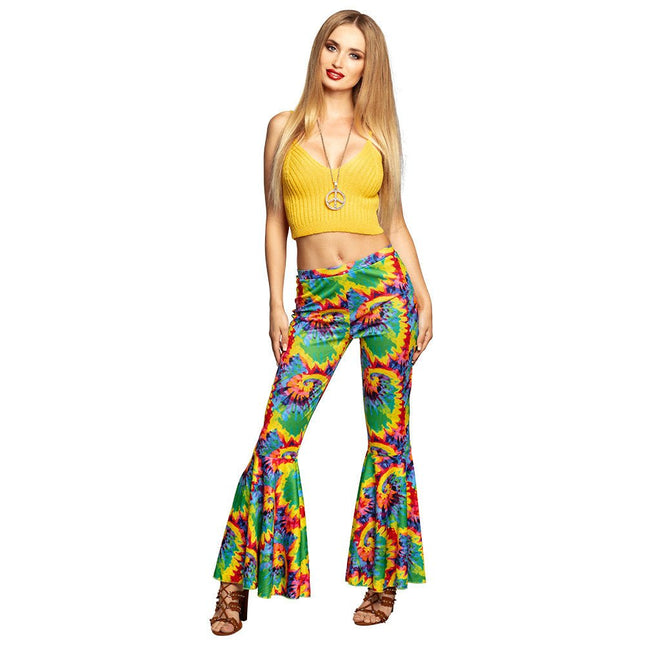 Flarebroek Hippie M van Boland koop je bij Partywinkel