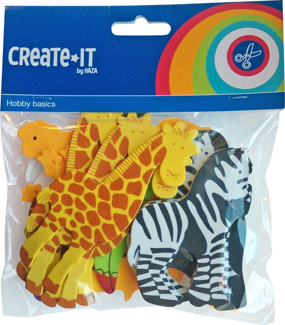 Foam Dieren 28st van Haza Witbaard koop je bij Partywinkel