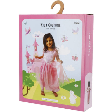 Folat Roze Prinsessenjurk Meisje van Folat koop je bij Partywinkel