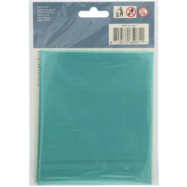 Folie Ballon Cijfer 1 Pastel Mintgroen XL 86cm leeg van Folat koop je bij Partywinkel