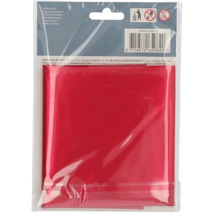 Folie Ballon Cijfer 4 Mat Rood XL 86cm leeg van Folat koop je bij Partywinkel