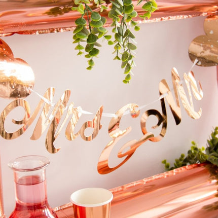 Folie Ballon Fotolijst Rose Goud 85cm van Folat koop je bij Partywinkel