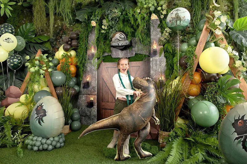 Folie Ballon Jurassic World T - Rex 98cm Leeg van Partydeco koop je bij Partywinkel