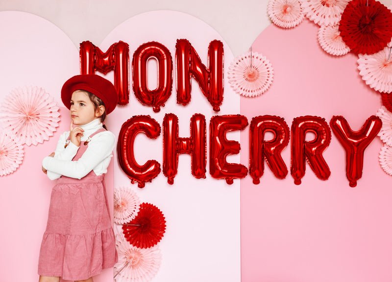 Folie Ballon Letter O Rood Leegd 35cm van Partydeco koop je bij Partywinkel