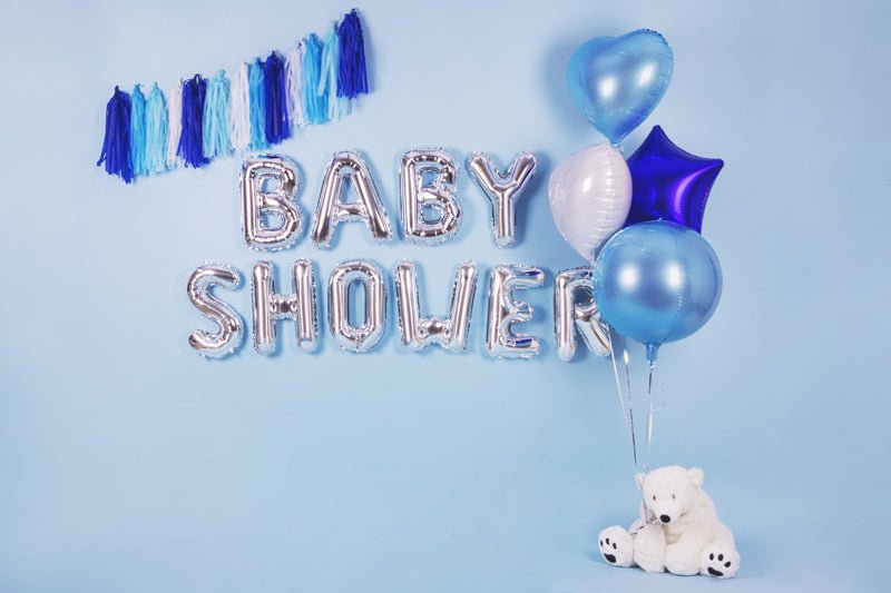 Folie Ballon Letter R Zilver Leeg 35cm van Partydeco koop je bij Partywinkel