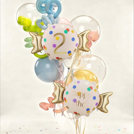 Folie Ballon Snoep 2 Jaar 61cm Leeg van Partydeco koop je bij Partywinkel