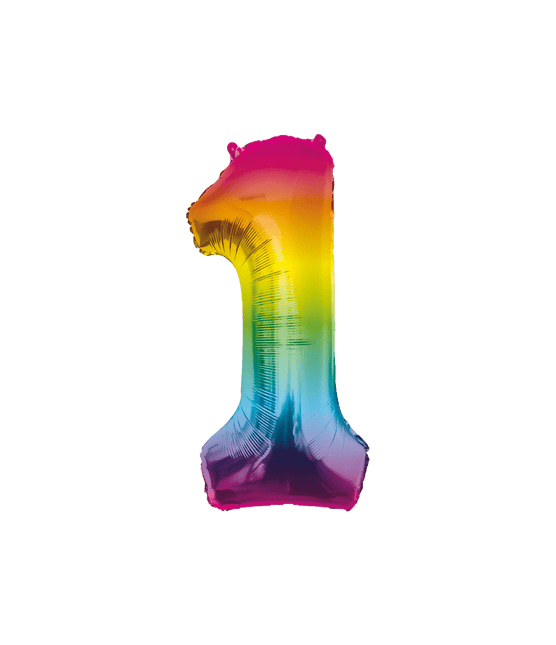 Folie Balloon 86cm 1 Regenboog van Paper Dreams koop je bij Partywinkel