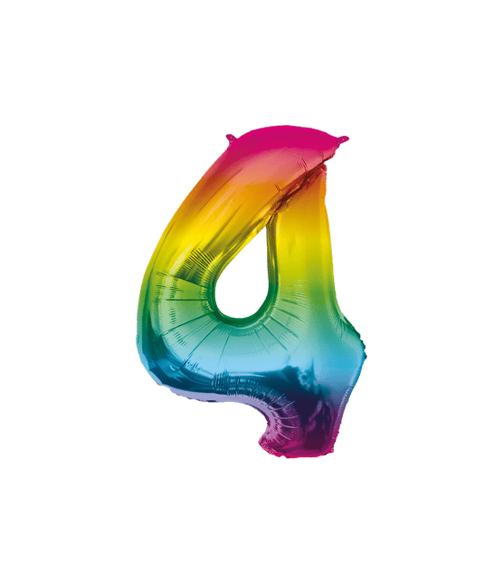 Folie Balloon 86cm 4 Regenboog van Paper Dreams koop je bij Partywinkel