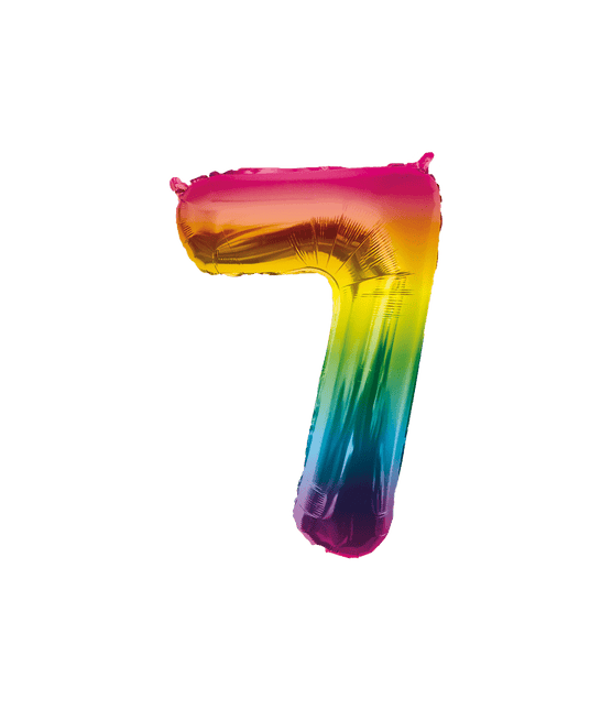 Folie Balloon 86cm 7 Regenboog van Paper Dreams koop je bij Partywinkel