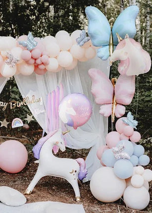 Folieballon Eenhoorn, 52x61 cm, mix van Partydeco koop je bij Partywinkel
