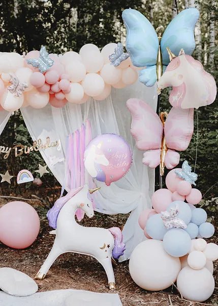 Folieballon Eenhoorn, 52x61 cm, mix van Partydeco koop je bij Partywinkel