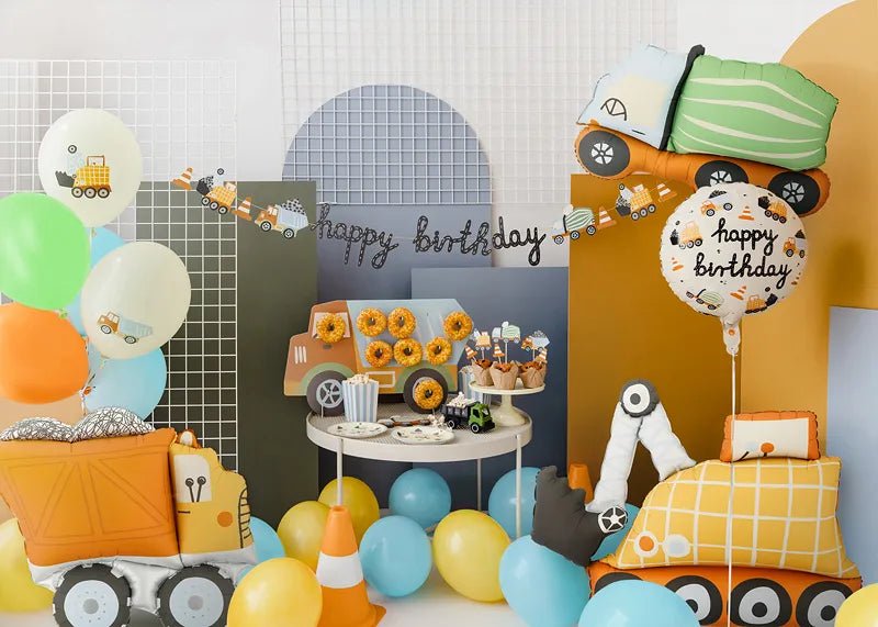 Folieballon Graafmachine, 93x68 cm, mix van Partydeco koop je bij Partywinkel
