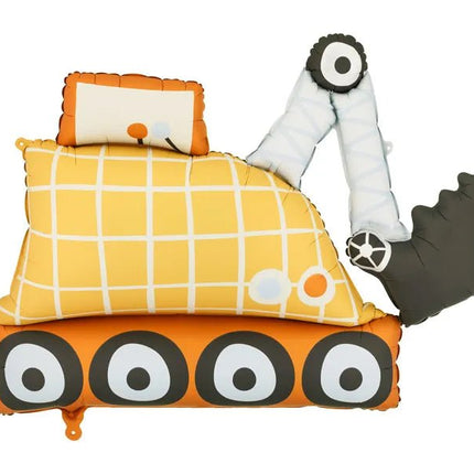 Folieballon Graafmachine, 93x68 cm, mix van Partydeco koop je bij Partywinkel
