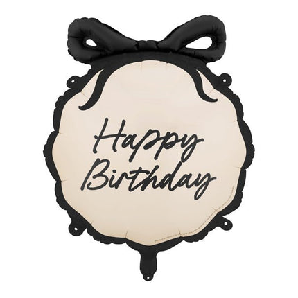 Folieballon Happy Birthday, 47,5 x 45 cm van Partydeco koop je bij Partywinkel