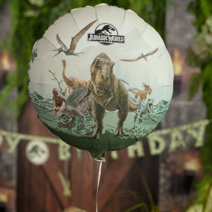 Folieballon Jurassic World, 35x35 cm, mix van Partydeco koop je bij Partywinkel
