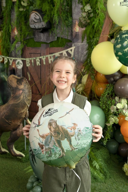 Folieballon Jurassic World, 35x35 cm, mix van Partydeco koop je bij Partywinkel