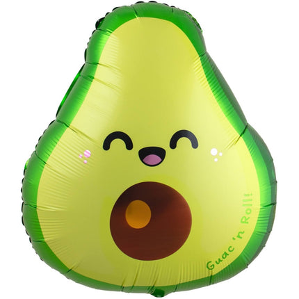 Folieballon - Kawaii Avocado - 52x60 cm van Folat koop je bij Partywinkel