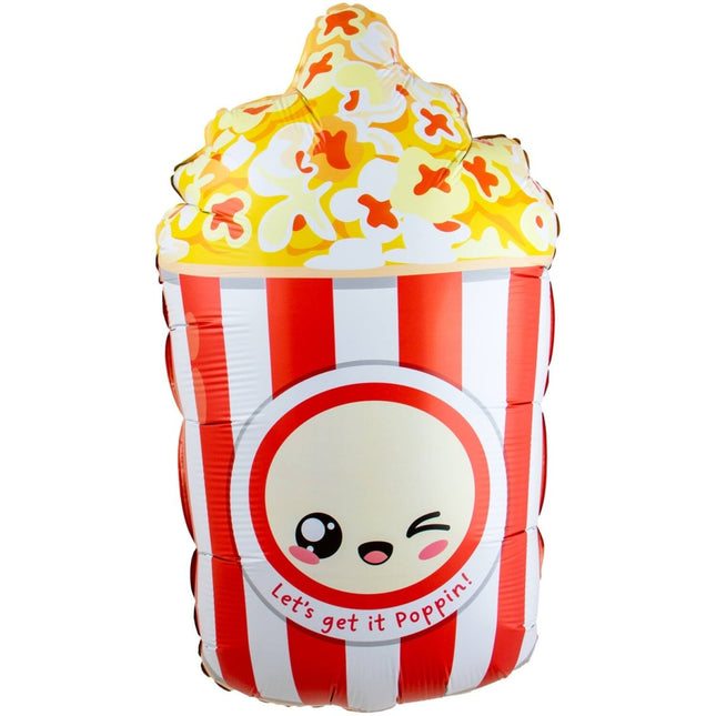 Folieballon - Kawaii Versiering - Popcorn - 37x60 cm van Folat koop je bij Partywinkel