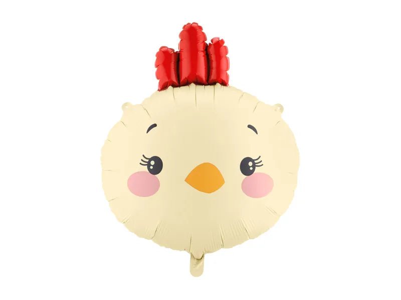 Folieballon Kip, 51x59 cm, mix van Partydeco koop je bij Partywinkel