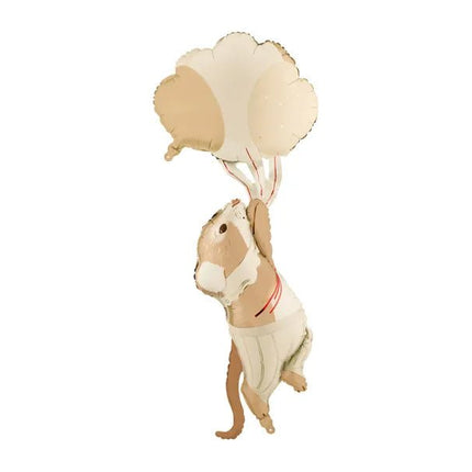 Folieballon Muis met ballonnen, 44x104 cm, mix van Partydeco koop je bij Partywinkel