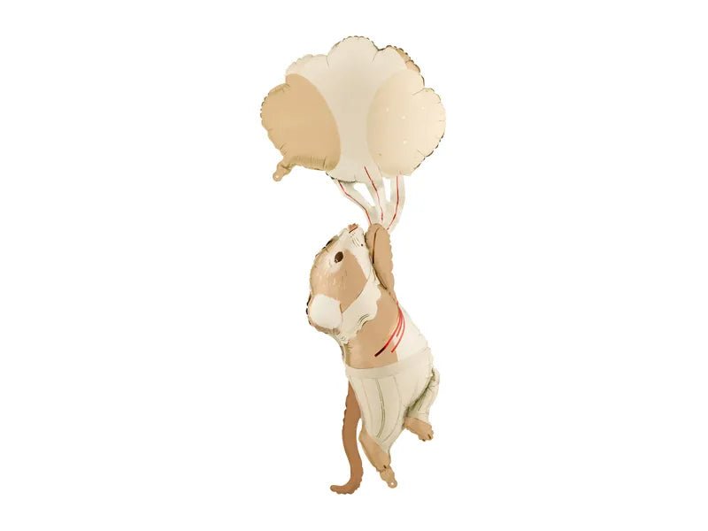 Folieballon Muis met ballonnen, 44x104 cm, mix van Partydeco koop je bij Partywinkel