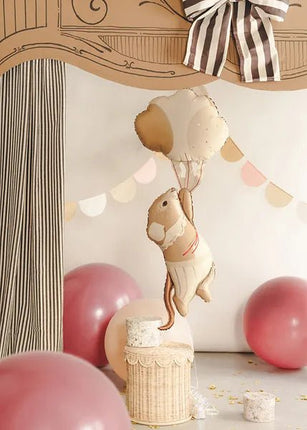 Folieballon Muis met ballonnen, 44x104 cm, mix van Partydeco koop je bij Partywinkel