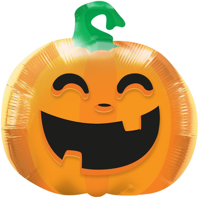 Folieballon Pompoen Halloween BoOo! 56cm Leeg van Folat koop je bij Partywinkel