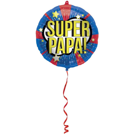 Folieballon 'Super Papa!' - 45cm van Folat koop je bij Partywinkel